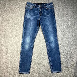 Lucky Brand Womens Size 6/28 Ava Mid Rise Skinny Jeans Hipster Blue Denim